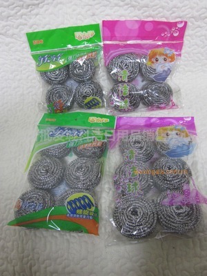 4只裝真正不銹鋼鋼絲廠家直銷(xiāo)圖片大全 臨沂批發(fā)城科潔日用品銷(xiāo)售中心介紹